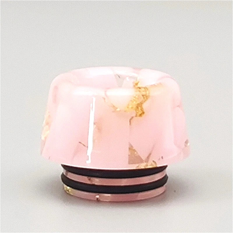 1PC 810 Resin Drip Nozzle with Gold Spots Straw Joint