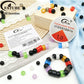 FATUBE 1SET Colorful Acrylic Loose Beads Spacer Beads for DIY Bracelet Making, Handmade Jewelry, Charms & Custom Gifts