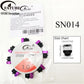 FATUBE Mixed Color Aluminum & Glossy Black Round Ball Spacer Loose Beads for DIY Bracelet Handmade Jewelry Making Parts