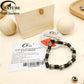 FATUBE DIY Jewelry Making Beads Kit Metal Plastic Tube Spacer Beads with Crystal Elastic Thread for Bracelet Necklace DIY Parts