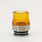 1PC 810 Acrylic Stainless Steel Drip Tip with Holes, Anti-Spitback Straw Joint