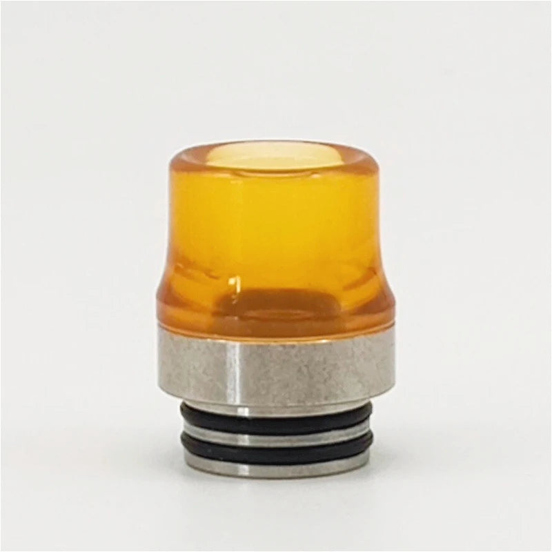 1PC 810 Acrylic Stainless Steel Drip Tip with Holes, Anti-Spitback Straw Joint