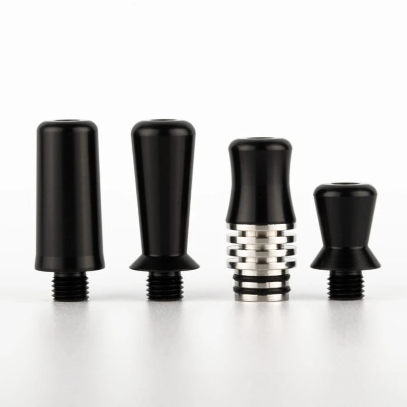 1Set 510 Drip Tip Kit Stainless Steel Plastic PEI POM Mouthpiece Connector