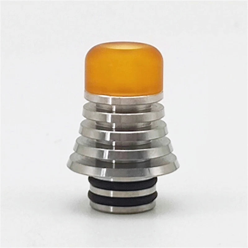 1PC 510 810 Drip Nozzle Tower Shaped Stainless Steel Resin PEI Straw Joint