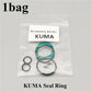 1PC Full steel chamber half steel chamber straight tube for KUMA 2ml 4.5ml 6ml KUMA nano Kit 2ml 6ml Hardware Accessories