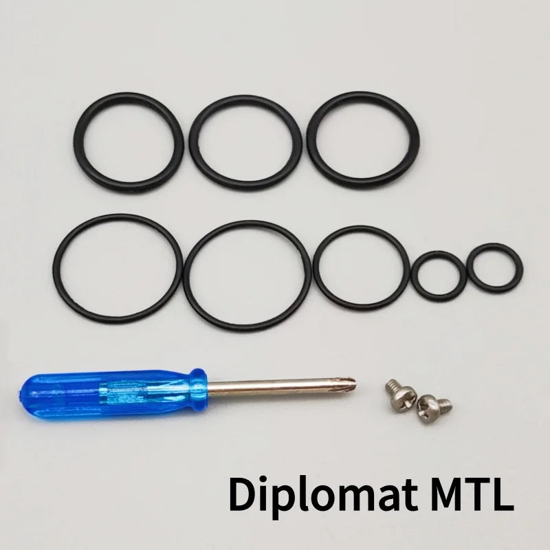 1bag Silicone O-Ring for Merlin Mini Ripley Moka KUMA Diplomat MTL RDL Berserker mini V3 RTA  Seal Ring Accessories