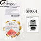 Multicolor Round Aluminum Loose Beads with Crystal Elastic Thread Handmade DIY Beading Kit for Bracelet Necklace Jewelry Making