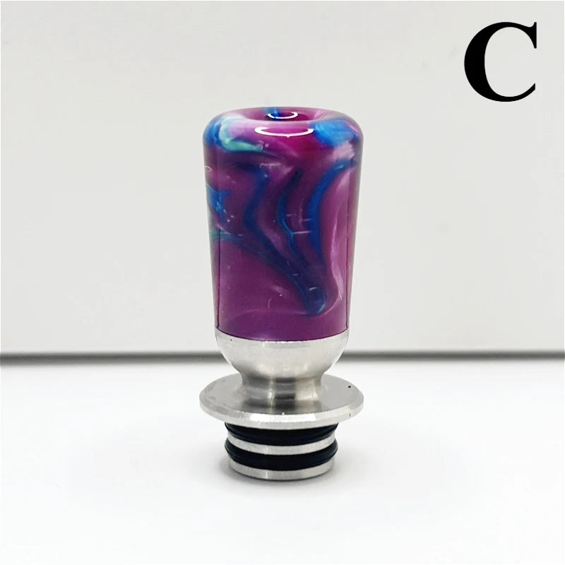 1PC 510 Drip Nozzle Stainless Steel Resin Hat Shaped Straw Joint