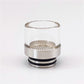 1PC 510 810 Mouthpiece with Filter Screen Stainless Steel Glass Wide-bore Straw Joint