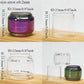 1set 3 in 1 Straight Bubble Glass Tube for GEN 200 80s Target 80W 100W 200W with itank 2 Machine Replacement Accessory