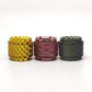Honeycomb Marbled Resin Cylinder Sleeve Round Tabletop Display Stand DIY Craft Ornament Accessories for TFV12 Prince 8ml