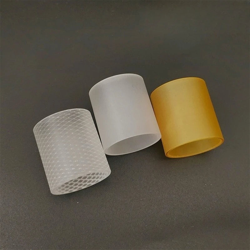 1PC Straight Glossy Knurling PEI PCTG Tube for Mea Culpa MTL RTA Replacement Accessory