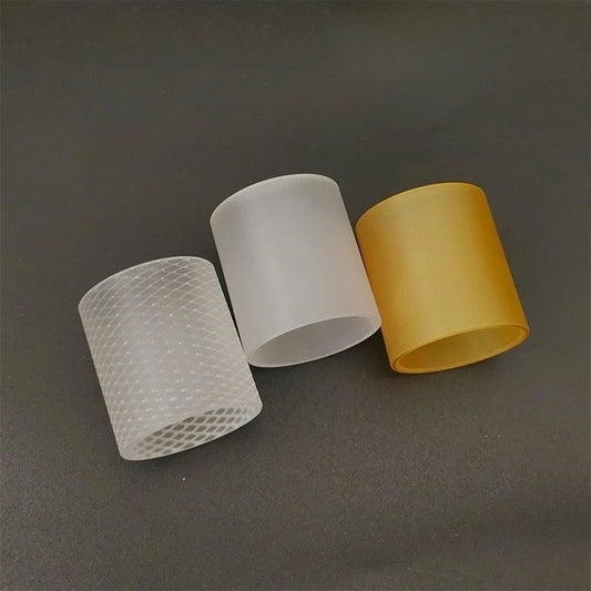 1PC Straight Glossy Knurling PEI PCTG Tube for Mea Culpa MTL RTA Replacement Accessory