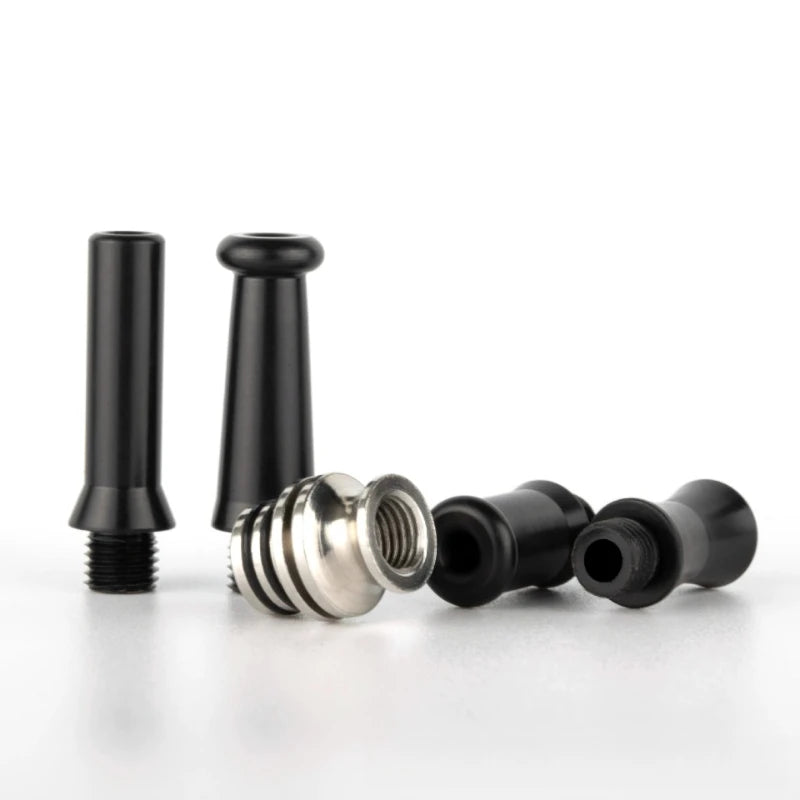 1Set 510 Drip Tip Kit Stainless Steel Plastic PEI POM Mouthpiece Connector