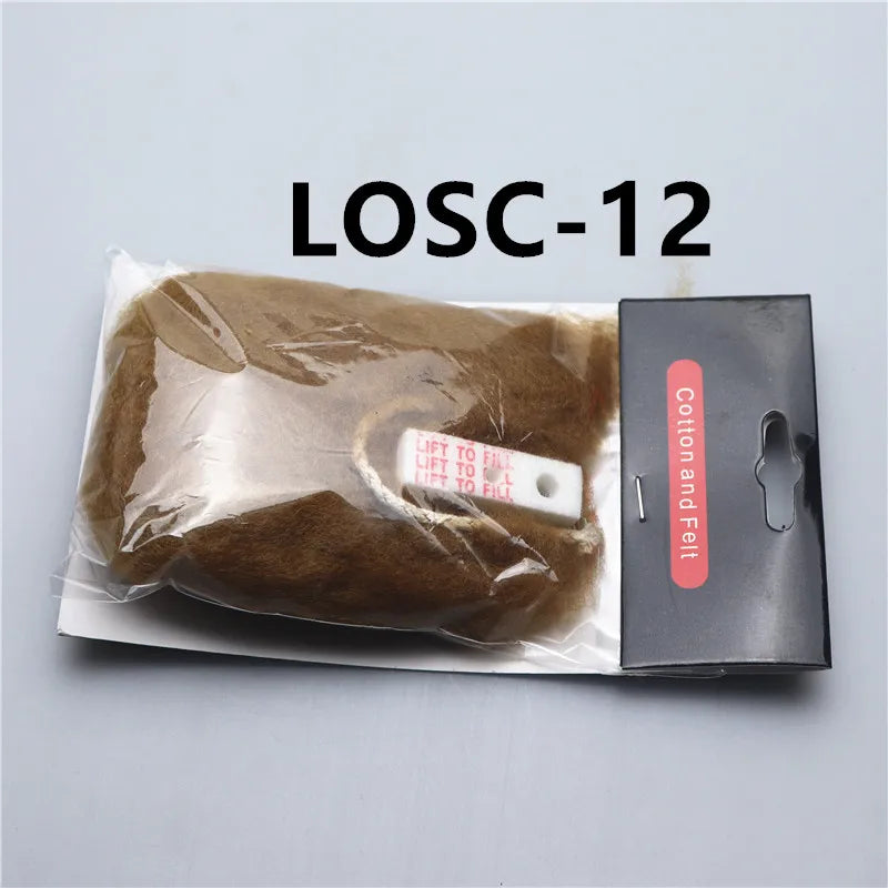 COTN THREADS Lighter Cotton Replacement Accessories Organic Oil‑Wicking Laces Sheet‑Shaped Cotton Balls Flint Stones