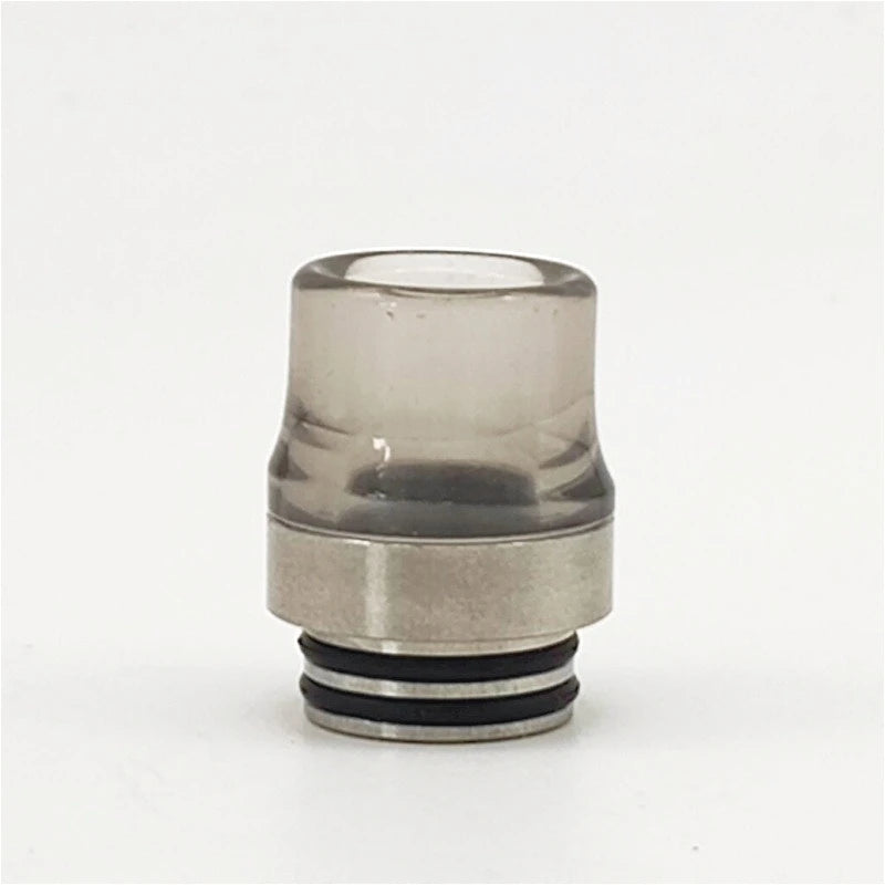 1PC 810 Acrylic Stainless Steel Drip Tip with Holes, Anti-Spitback Straw Joint