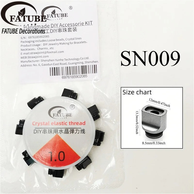 FATUBE Multicolor Irregular Aluminum Spacer Beads Metal Loose Beads DIY Bracelet Making Parts Handmade Steampunk Jewelry Part
