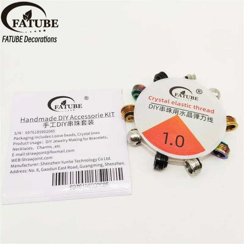 Multi Color Stainless Steel Spacer Beads Large Hole Loose Metal Bead DIY Handmade Jewelry Making Supplies For Bracelet Necklace