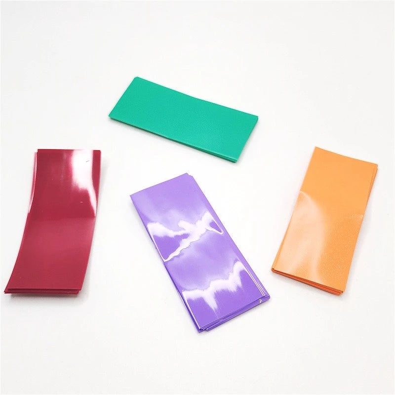 10pcs/pack 18650 Lithium Battery PVC Heat Shrinkable Film Battery Skin Heat Shrinkable Sleeve