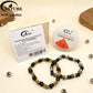 FATUBE DIY Jewelry Making Beads Kit Metal Plastic Tube Spacer Beads with Crystal Elastic Thread for Bracelet Necklace DIY Parts