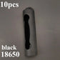 10PCS 18650 Lithium Battery Silicone Sleeve Non-Slip Shockproof Protective Cover