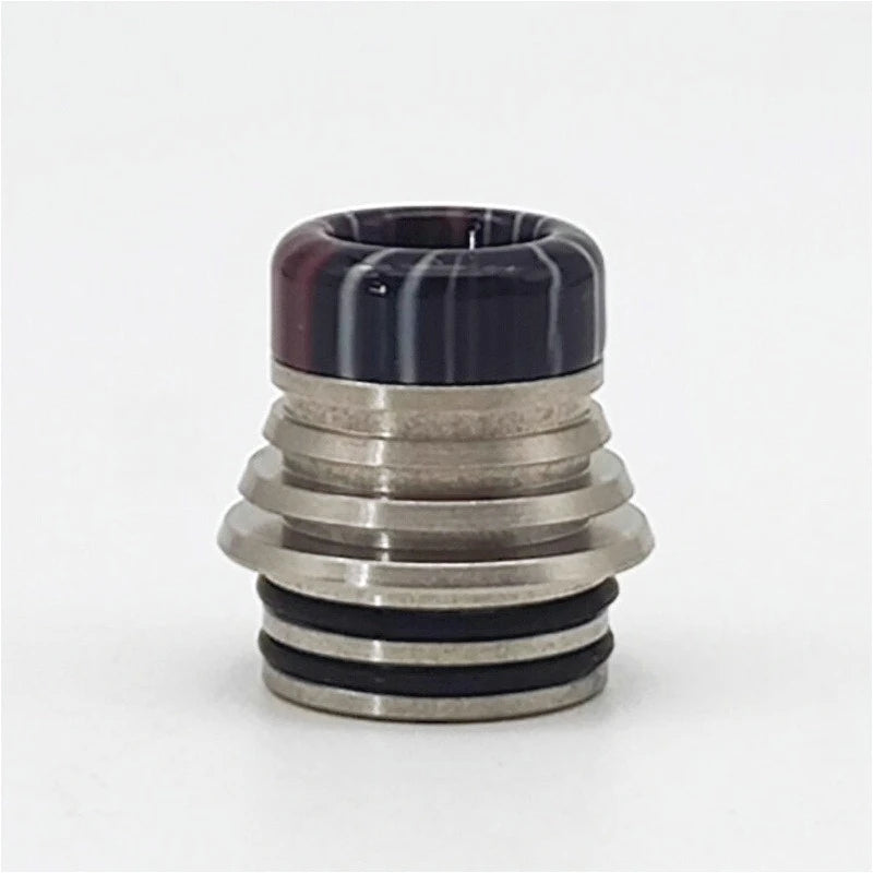 1PC 510 810 Drip Nozzle Tower Shaped Stainless Steel Resin PEI Straw Joint