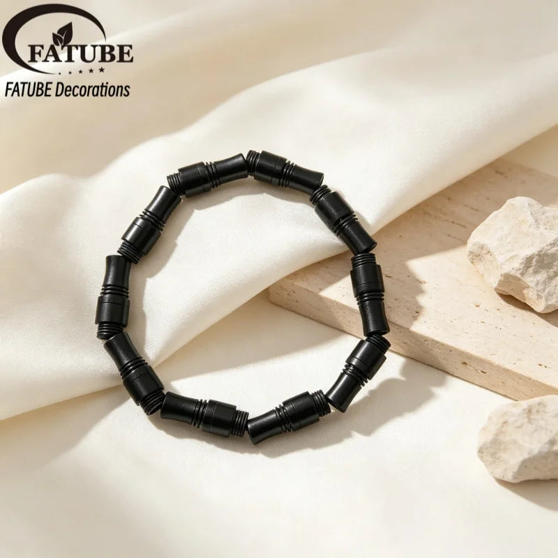 FATUBE Metal Plastic Spacer Beads Kit Handmade DIY Bracelet Necklace Jewelry Making Loose Beads with Crystal Elastic Thread