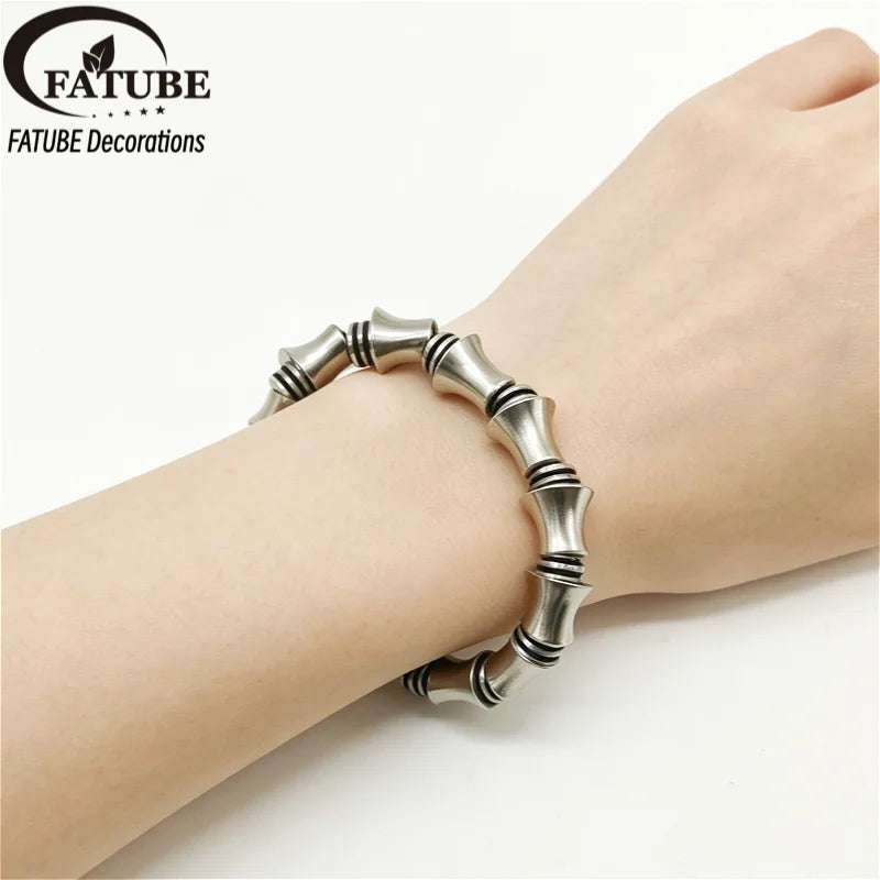FATUBE Umbrella Shape Metal Plastic Spacer Beads Kit With Elastic Thread DIY Bracelet Necklace Handmade Jewelry Making Accessory