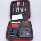 Portable V3 DIY Tool Kit with Wire Cutters, Precision Tweezers & Essential Accessories for Atomizer Coils Winding/Repair