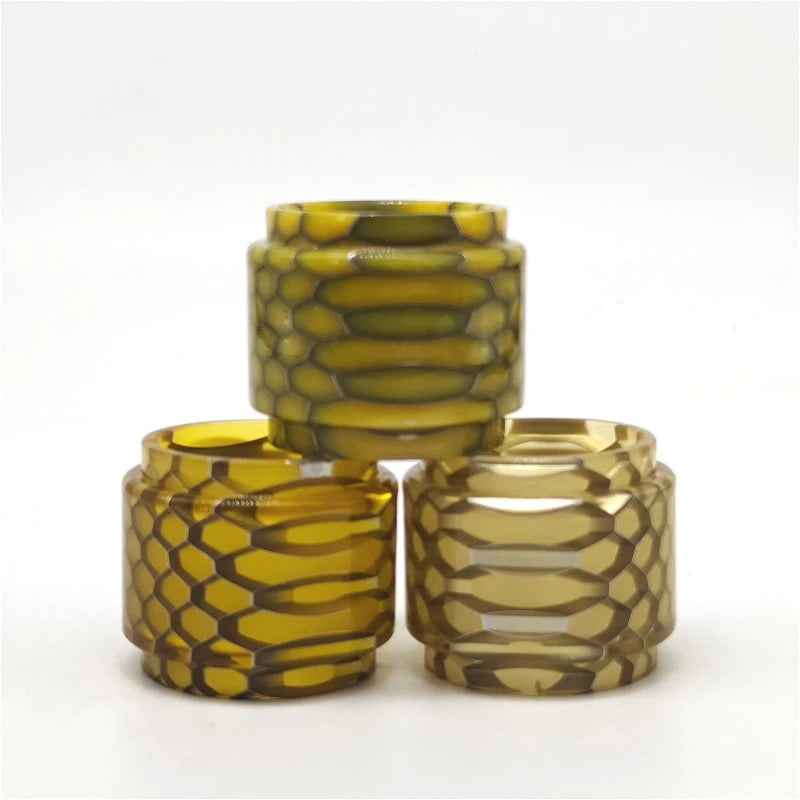 Honeycomb Marbled Resin Cylinder Sleeve Round Tabletop Display Stand DIY Craft Ornament Accessories for TFV12 Prince 8ml