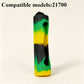 1PC Soft Silicone Decor Protective Sleeve Anti-Slip Shockproof Keychain Pendant Cover