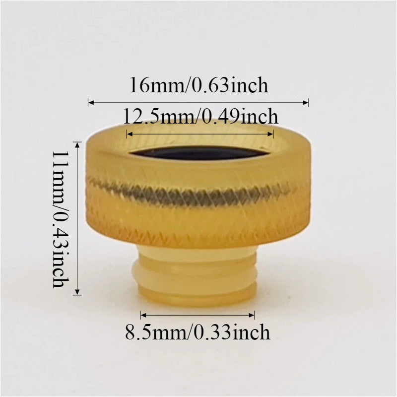 1PC 510 to 810 Plastic POM Checkered Adapter