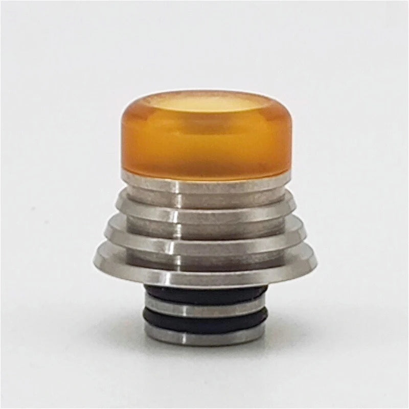 1PC 510 810 Drip Nozzle Tower Shaped Stainless Steel Resin PEI Straw Joint