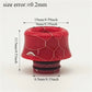 1PC 510 Drip Nozzle Resin Snake Pattern Straw Joint