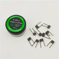 Finished Fancy Heating Wires Alien, Clapton, Twisted, Hive, Tiger, Quad Type - DIY Repair Accessory for RDA/RTA  Atomizers