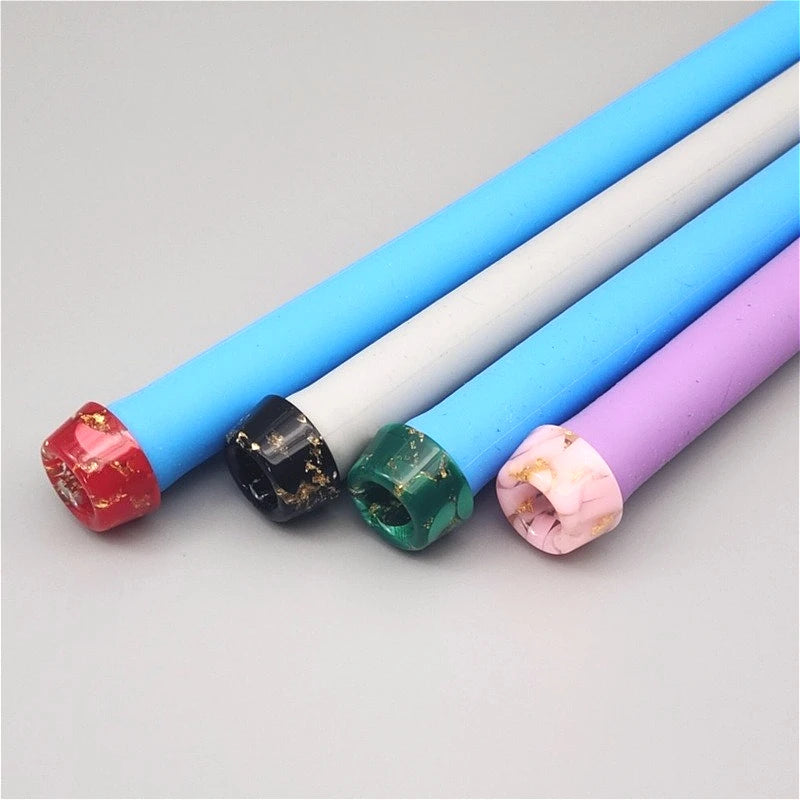 1PC 810 Resin Drip Nozzle with Gold Spots Straw Joint