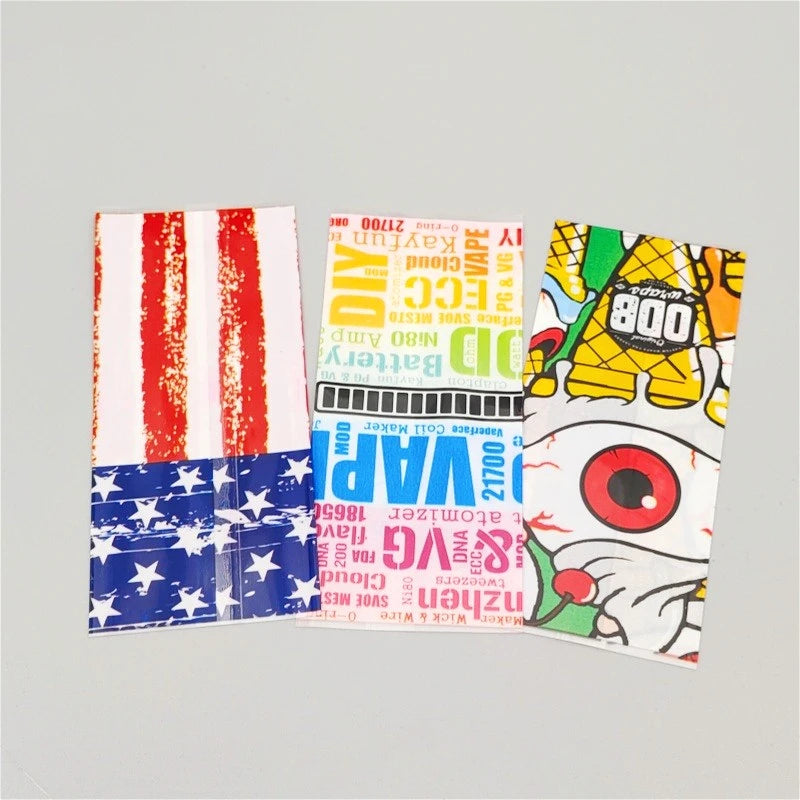 10pcs/100pcs 21700 Battery PVC Heat Shrink Film Insulation Skin Wrap Heatproof Sleeve for Lithium Battery DIY Protection