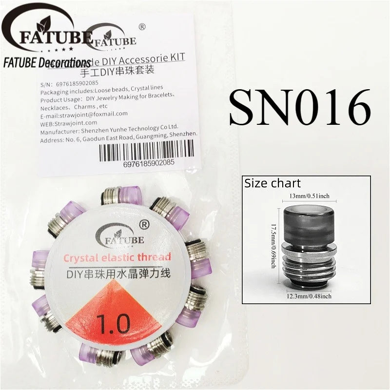 FATUBE DIY Bracelet Making Beads Mixed Metal Acrylic Spacer Beads for Personalized Jewelry Handmade Gifts Necklaces DIY Projects