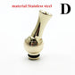 1PC 510 Stainless Steel Rotatable 360 Degrees Mouthpiece Straw Joint