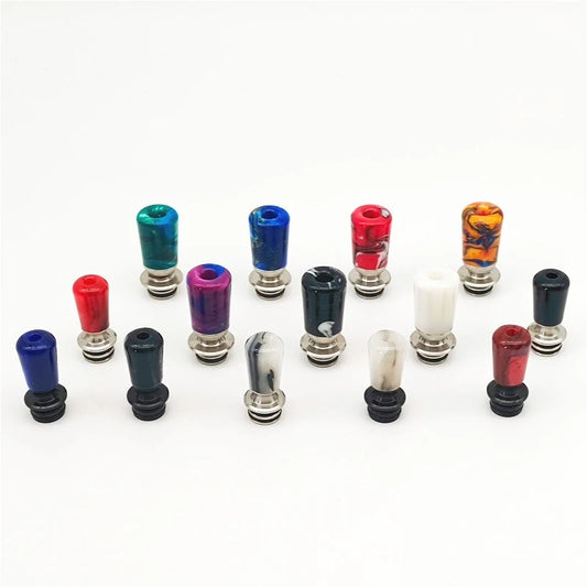 1PC 510 Drip Nozzle Stainless Steel Resin Hat Shaped Straw Joint