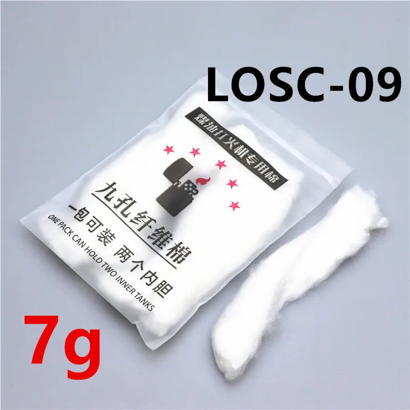 COTN THREADS Lighter Cotton Replacement Accessories Organic Oil‑Wicking Laces Sheet‑Shaped Cotton Balls Flint Stones