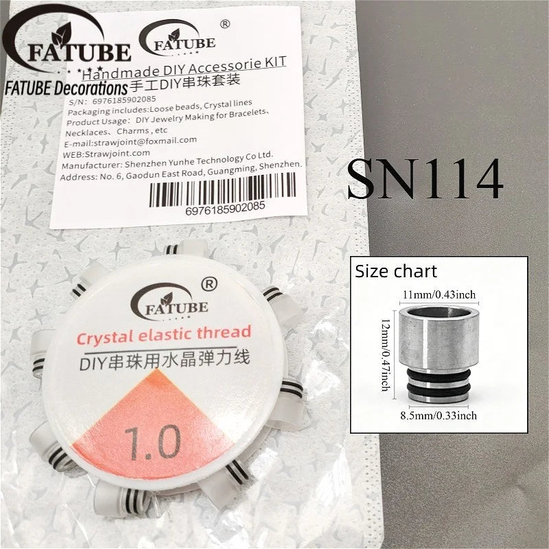 FATUBE Mixed Style Metal Plastic Beads DIY Jewelry Accessories for Bracelets, Necklaces, Personalized Gifts & DIY Projects