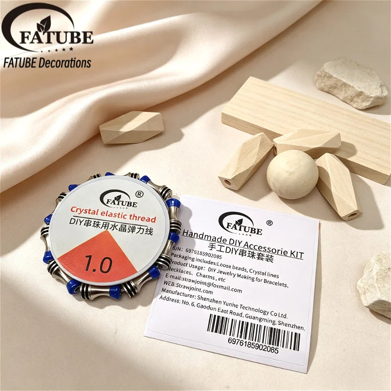 FATUBE Metal Resin Spacer Beads DIY Bracelet Making Kit Handmade Jewelry Accessories for Bracelet Necklace Charms Craft Supplies