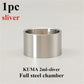 1PC Full steel chamber half steel chamber straight tube for KUMA 2ml 4.5ml 6ml KUMA nano Kit 2ml 6ml Hardware Accessories