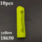 10PCS 18650 Lithium Battery Silicone Sleeve Non-Slip Shockproof Protective Cover