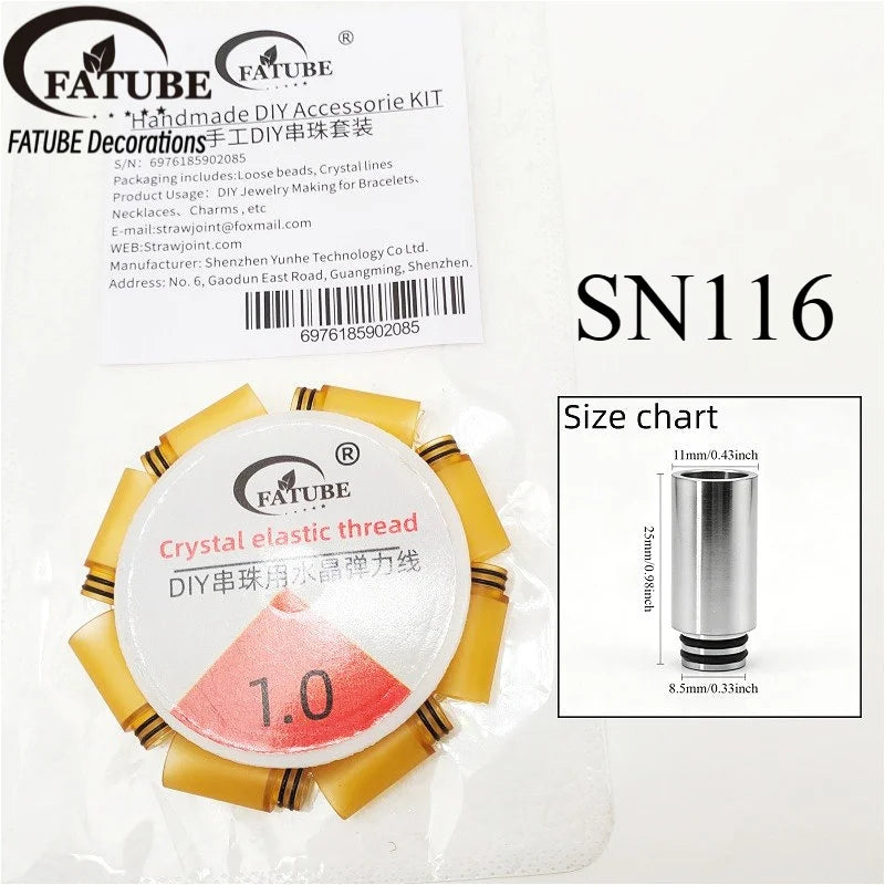 FATUBE Mixed Style Metal Plastic Beads DIY Jewelry Accessories for Bracelets, Necklaces, Personalized Gifts & DIY Projects