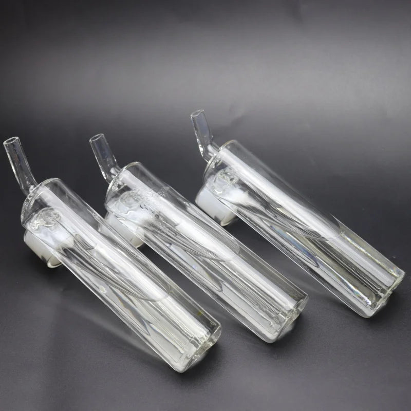 1set Alfah Hookah Base Clear Glass Pipes Silicone Adapter Portable Filter Mouthpiece Accessories