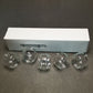 5PCS FATUBE Straight  Bubble Clear  Rainbow Spare GLASS TUBE Cup Independent Carton customized ( model or size U need)ABCD