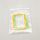 Seal Ring Set Square Silicone Gasket Glass Sheet Accessories for Boro CP2/CP3/CP5