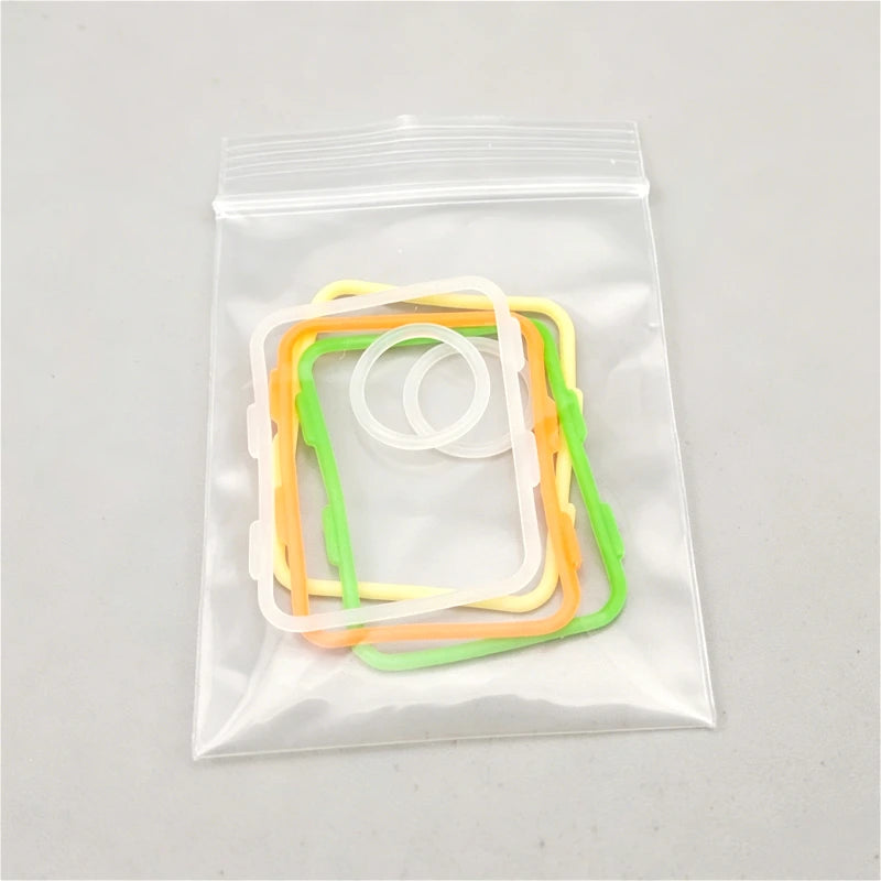 Seal Ring Set Square Silicone Gasket Glass Sheet Accessories for Boro CP2/CP3/CP5
